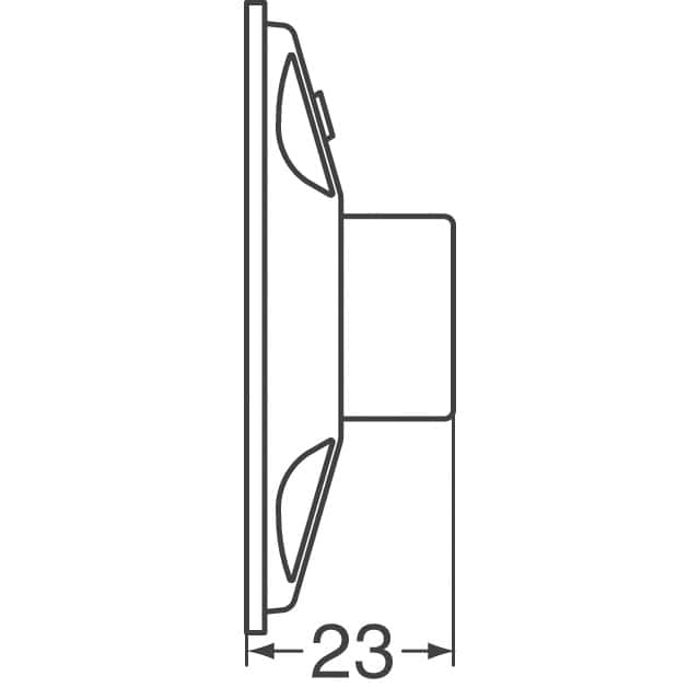 AS07004PO-WR-R PUI Audio, Inc.  Speakers